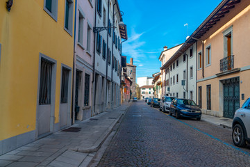 Fototapeta na wymiar Beautiful Udine town in Italy