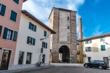 Beautiful Udine town in Italy