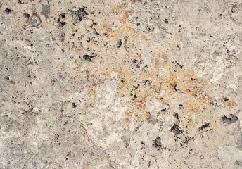 The surface of the natural stone tuff has a rough structure