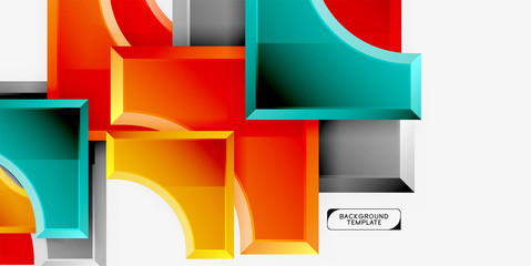 Modern geometrical abstract background