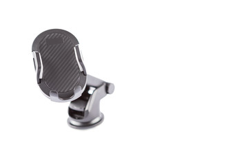 mobile device in car on white background