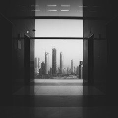 View from the high building