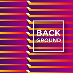 striped geometric pattern. seamless vector background. gradient of purple and orange colors. 