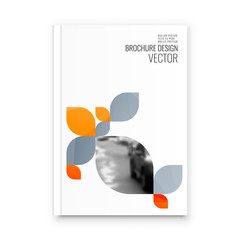 Abstract flyer design background. Brochure template.