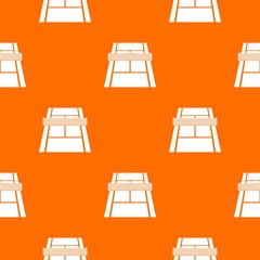 Tennis court pattern vector orange for any web design best