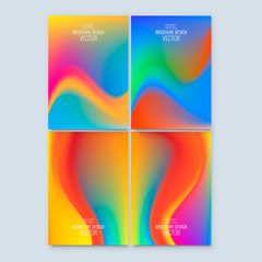 Abstract flyer design background. Brochure template.