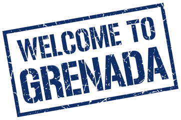 welcome to Grenada stamp