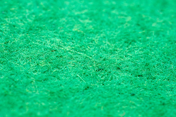 Obraz premium Green pile. Texture with low depth of field. Football artificial field.