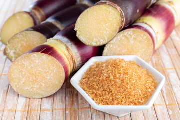 Sugarcane, and derivatives of brown sugar and panela from Colombia