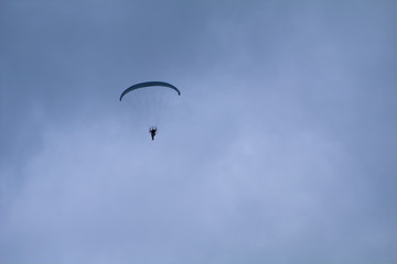 paraglider in the sky,fly, sport,extreme, flying, air, freedom, gliding, adventure, glider, 