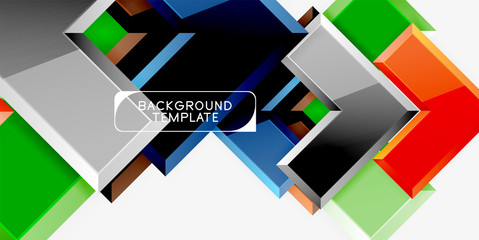 Abstract arrows composition background