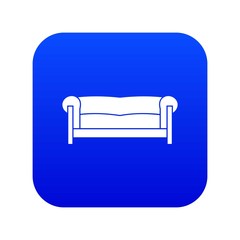 Sofa in simple style isolated on white background vector illustration