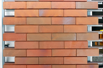 Decorative ventilated facade of a residential building