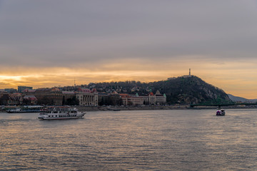The view on the Danube in Budapest