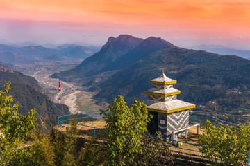 Sunset View Dhampus Nepal