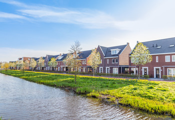 Fototapeta na wymiar Modern Dutch housesn