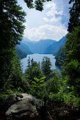 Lake Königssee in the summer