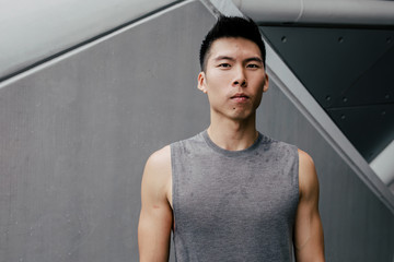 Portrait of Asian Athlete