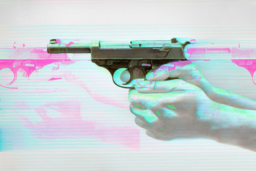 Virtual Cyber Attack or Gun Control Discourse