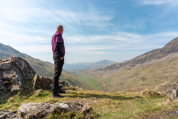 A view of Cwm Croesor from Cnicht, Gwynedd, Wales