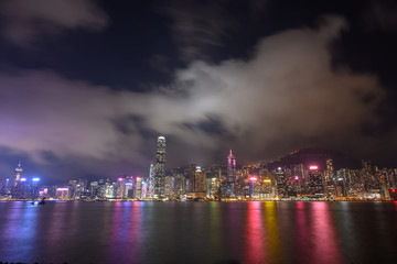 Fototapeta premium Hong Kong city at night