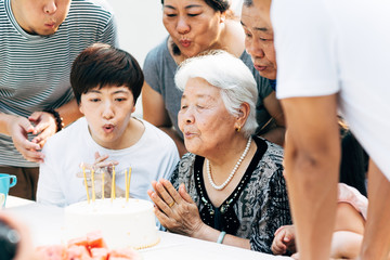 Grandmother's birthday party