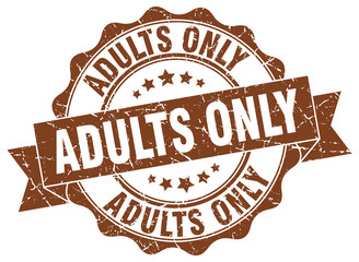 adults only stamp. sign. seal