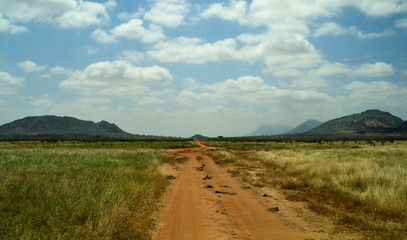African natural landscape, Kenya, Africa 