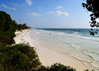Landscape of Diani Beach, Kenya, Africa