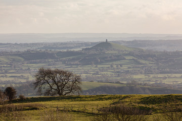 Glastonbury Tor from Deer Leap © Nick
