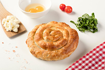 Bosnian pie with spinach