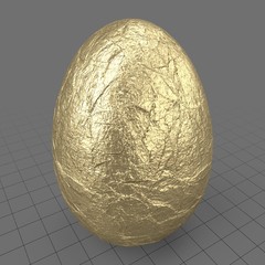 Wrapped easter egg