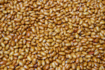 brown beans for food texture