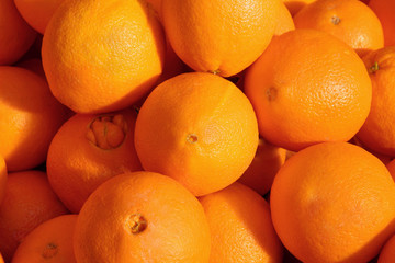 oranges on the market