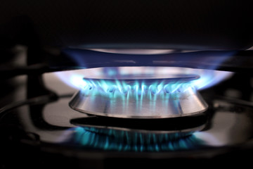 Cooking gas fire