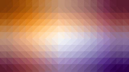 Orange and purple vector abstract triangle mosaic background, polygonal modern backdrop template design