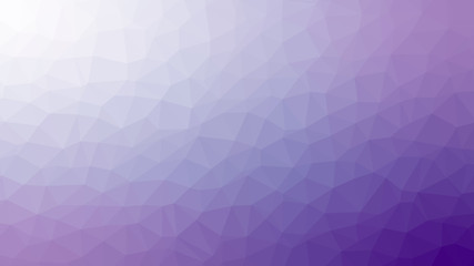 Fototapeta premium Purple to white geometric triangle low poly style gradient graphic background, vector clear template for business design