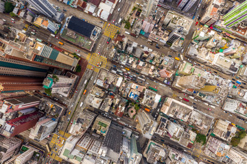 Hong Kong city from top