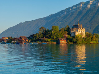 Brienz lake near Isetwald village