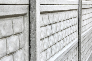 Concrete fence. Background. Fence close up