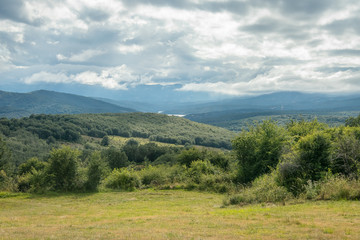 Landscape of the natural park of Fuentes Carrionas. Palencia