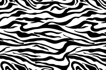 Illustration of zebra pattern. Simple abstract background