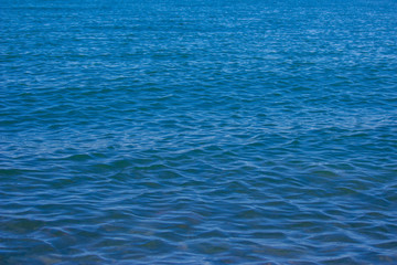 Water texture Blue sea, blue ocean.