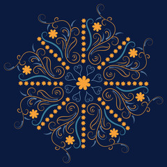 Vector Mandala Round