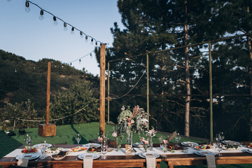 Naklejka premium Wedding decoration. Wedding details.