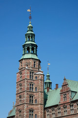 Fototapeta na wymiar Rosenborg Castle in Copenhagen, Denmark