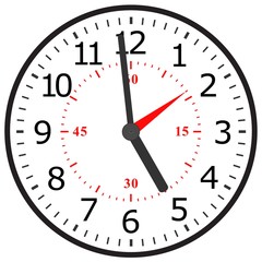 Clock icon. World time concept. 