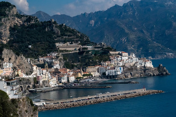 Fototapeta na wymiar Amalfi coast beautiful landscape