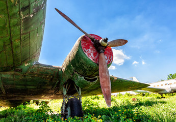 Turbine of an old russian turboprop aircraft