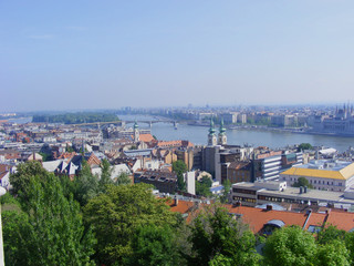 Fototapeta na wymiar Ausblick auf die Stadt Budapest